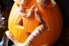 a creative halloween pumpkin