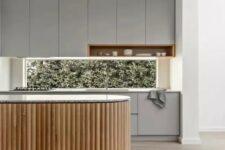 a stylish light grey kitchen design