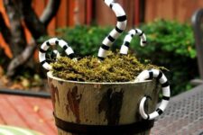 42 man-eating plants that look like snakes will be a nice decoration for Halloween, both indoor and outdoor