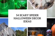 54 scary spider halloween decor ideas cover