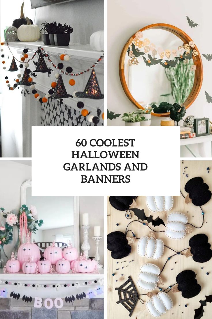 coolest halloween garlands and banners