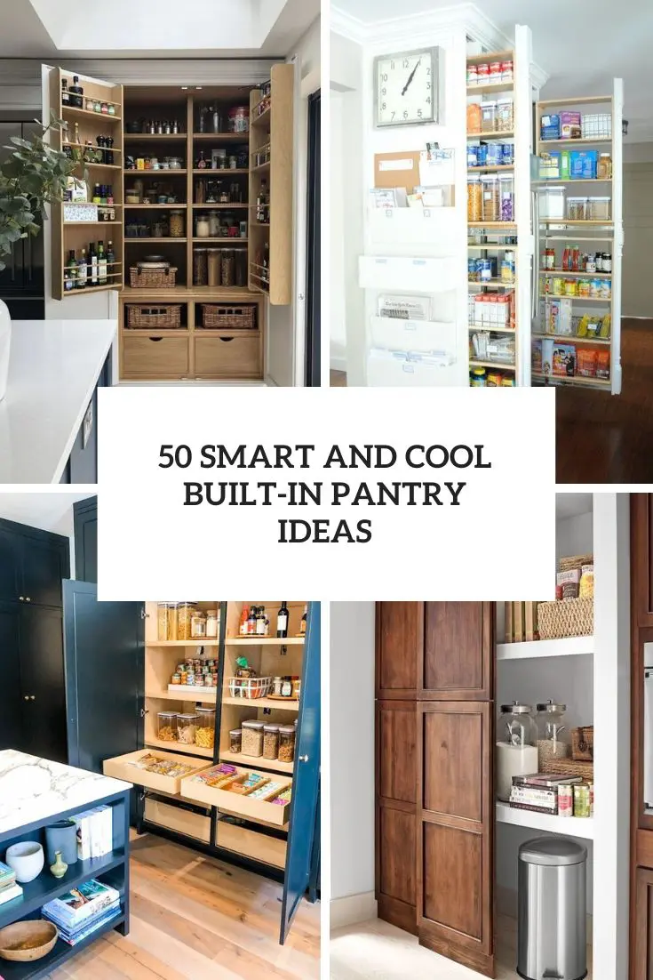 smart and cool built in pantry ideas