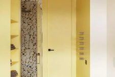 a stylish yellow bathroom design