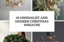 60 minimalist and modern christmas wreaths cover