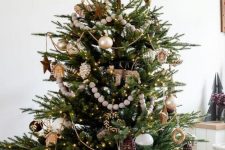 a cute boho christmas tree