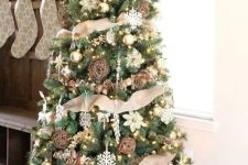 a cute rustic Christmas tree