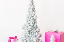 a glam cone christmas tree