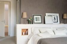 a cozy taupe bedroom design