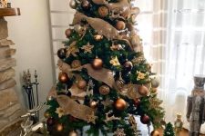 a cozy rustic christmas tree decor