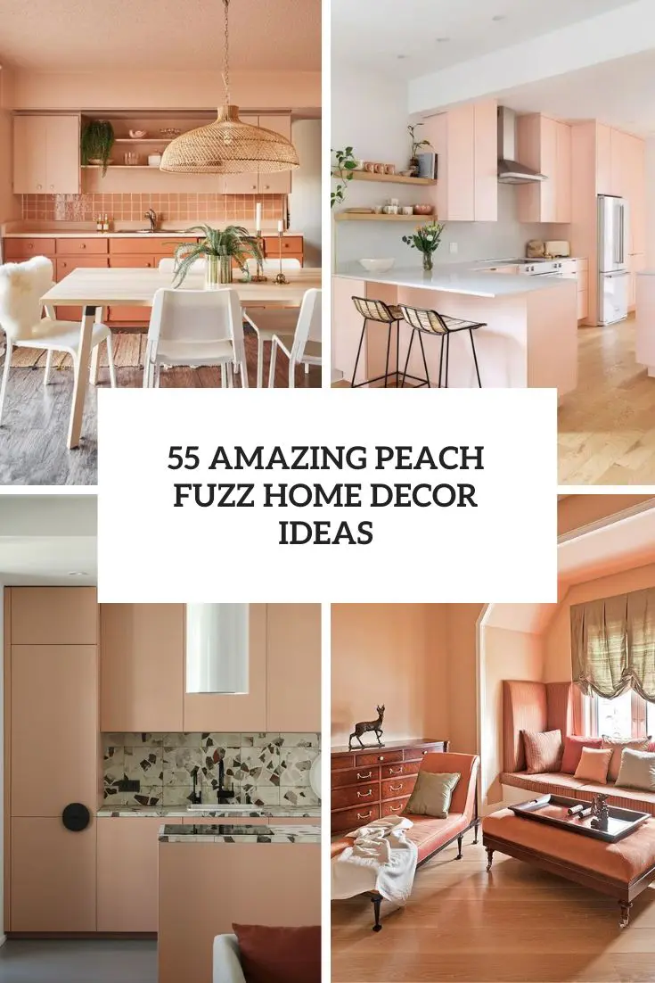 Amazing Peach Fuzz Home Decor Ideas