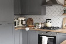 a cozy Scandi kitchen design