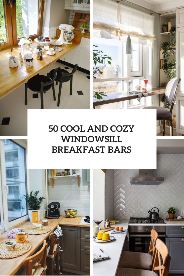 Cool And Cozy Windowsill Breakfast Bars