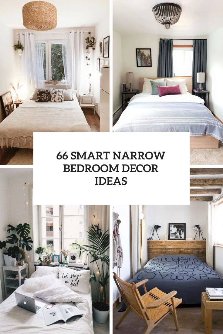 66 Smart Narrow Bedroom Decor Ideas