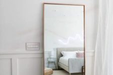 a modern minimalist mirror