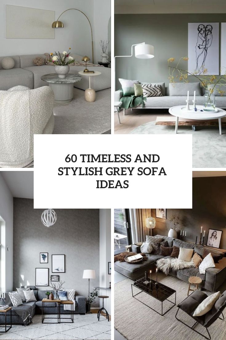 Timeless And Stylish Grey Sofa Ideas