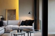 a stylish minimalist living room