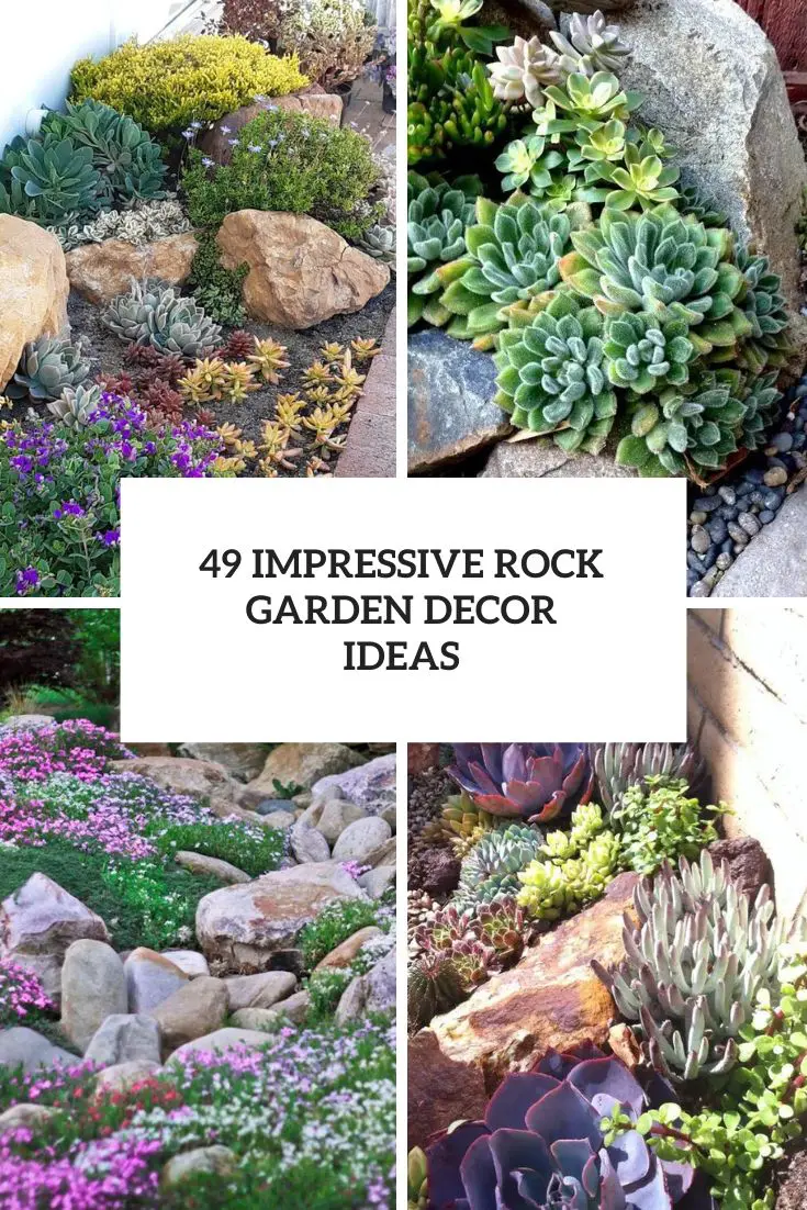 49 Impressive Rock Garden Decor Ideas