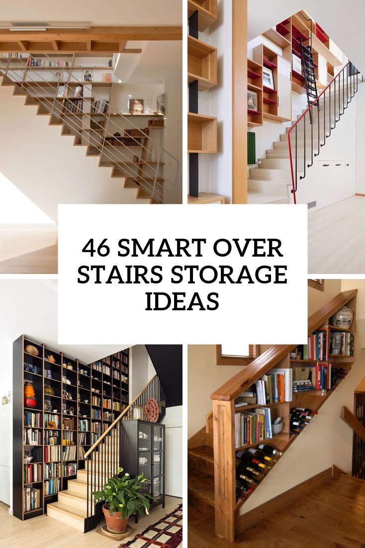 46 Smart Over Stairs Storage Ideas