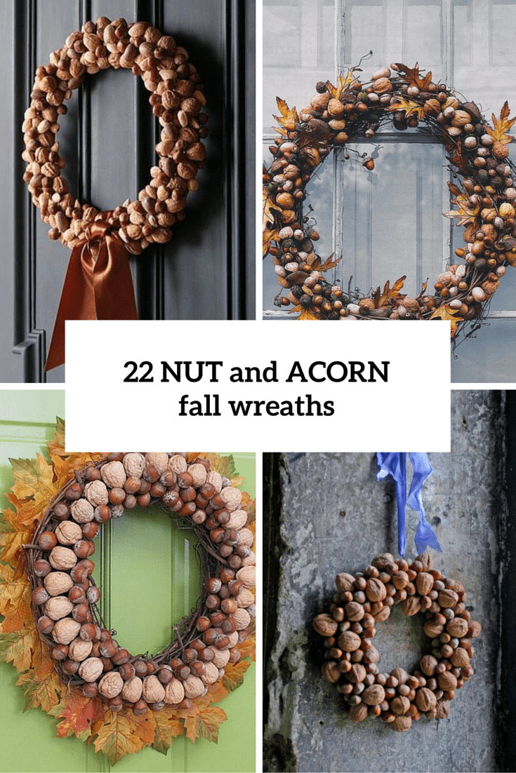 Nut And Acorn Fall Wreaths
