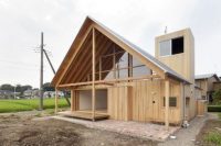 22 traditional Japanese house with a gable roof and interesting framing