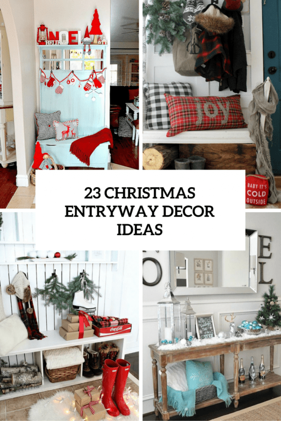 Christmas Entryway Decor Ideas