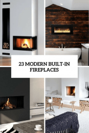 23 Modern Built In Fireplaces Cover