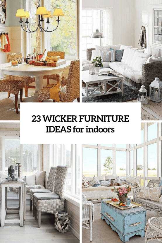 Wicker Furniture Ideas For Outdoors