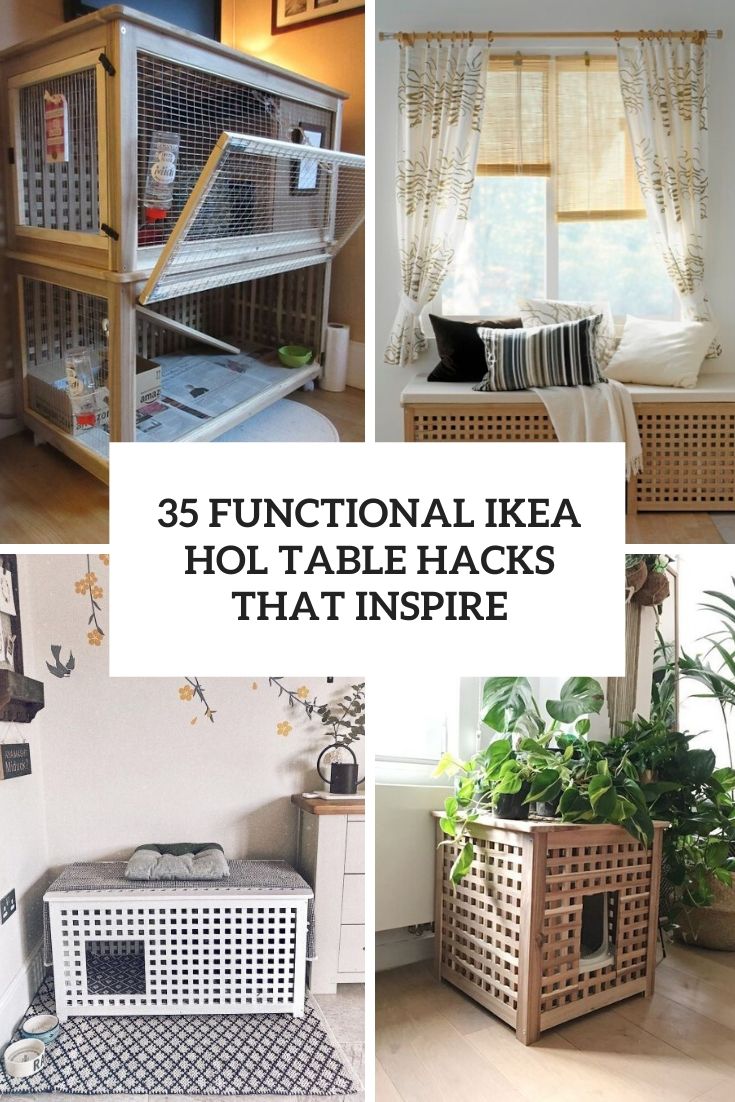 35 Functional Ways To Rock IKEA Hol Table In Your Decor