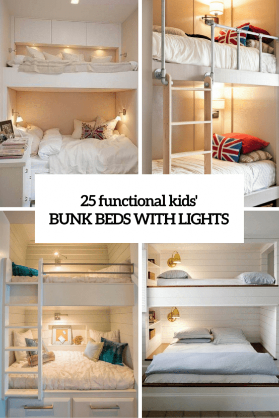 Kids Bunk Beds With Lights Cover