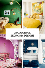 26 Colorful Bedroom Designs Cover