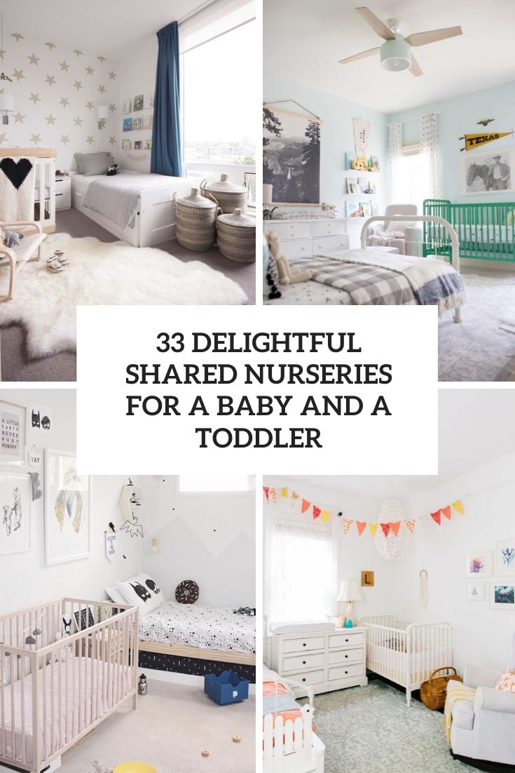 33 Delightful Shared Nurseries For A Baby And A Toddler