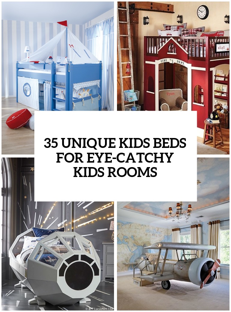35 Really Unique Kids Beds For Eye-Catchy Kids Rooms