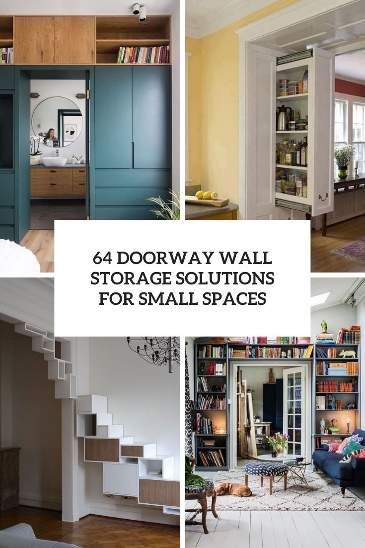 27 doorway wall storage solutions cover