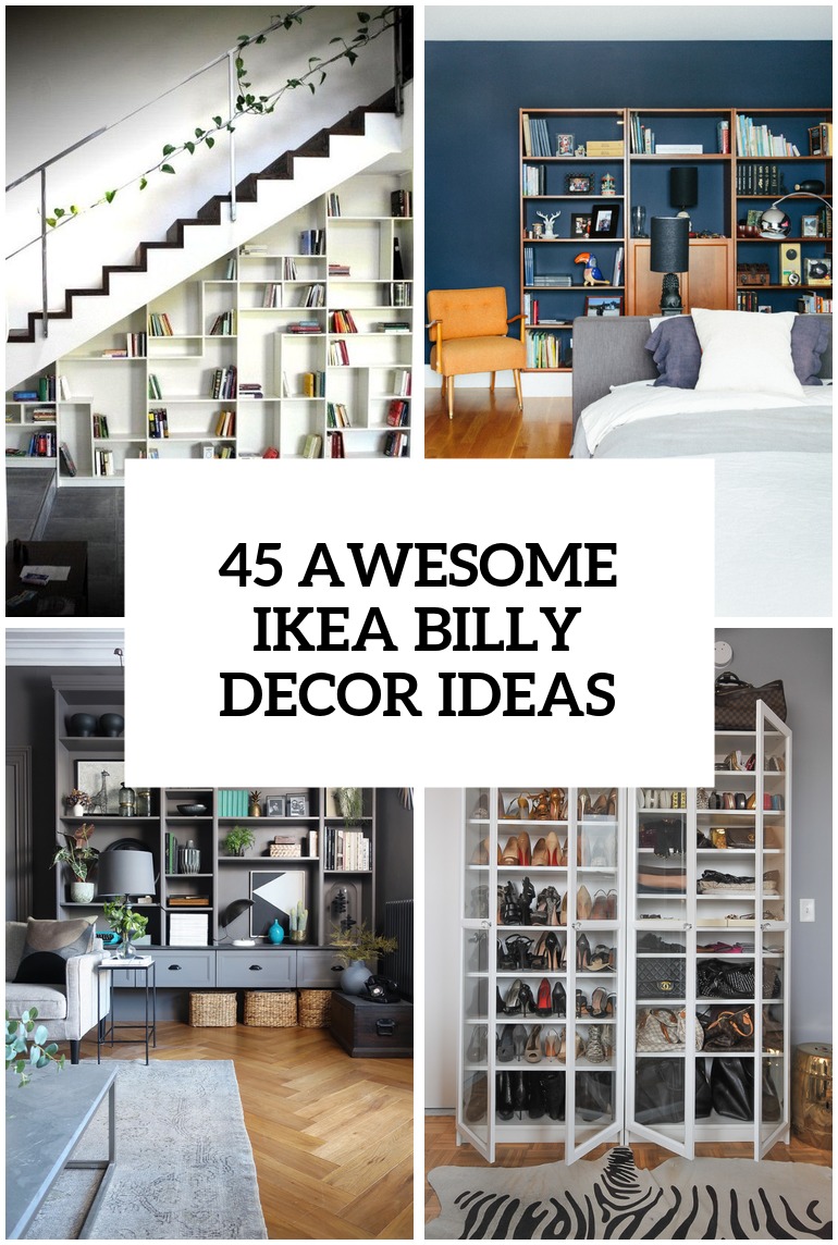 45 Awesome IKEA Billy Bookcases Ideas For Your Home