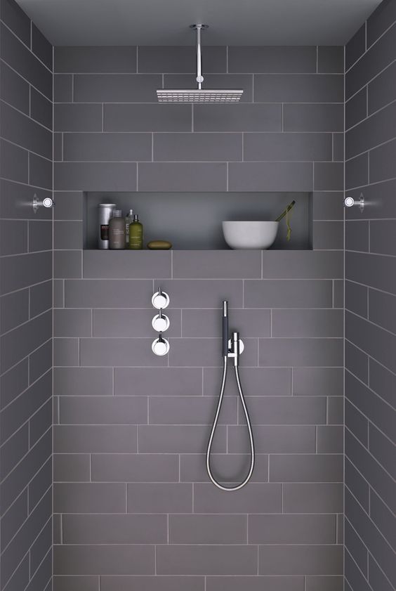 large scale chocolate shower tiles