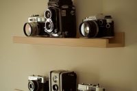 30 Ribba vintage camera shelf