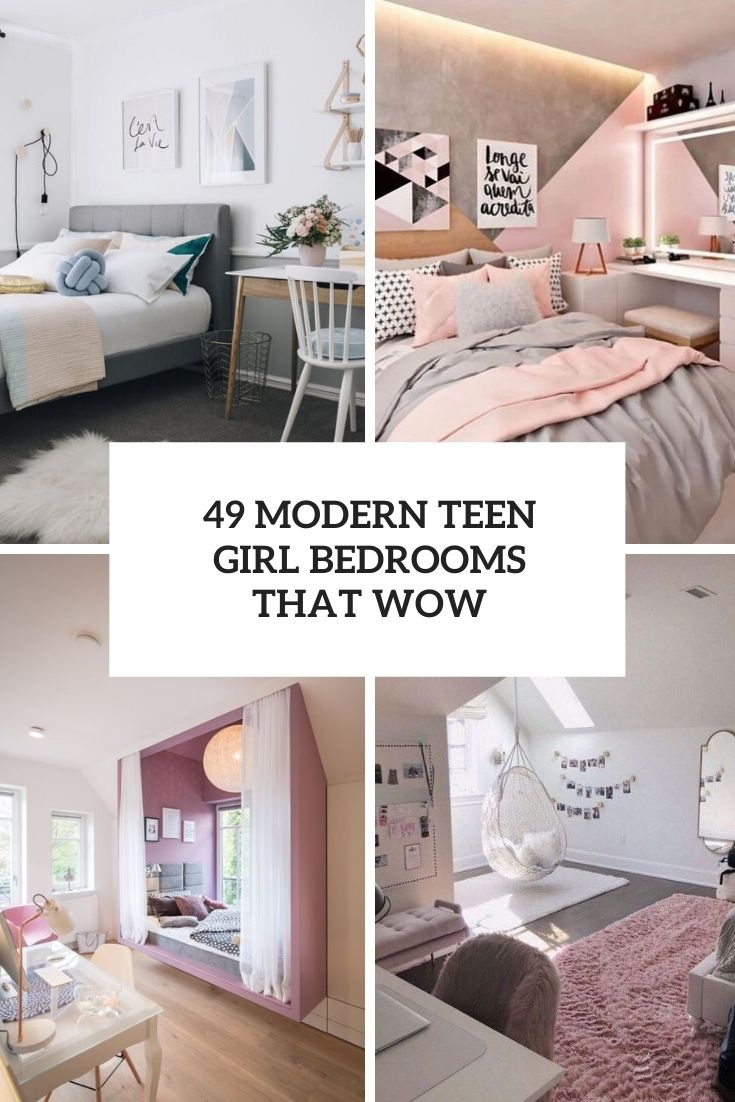 30 modern teen girl bedrooms ideas cover