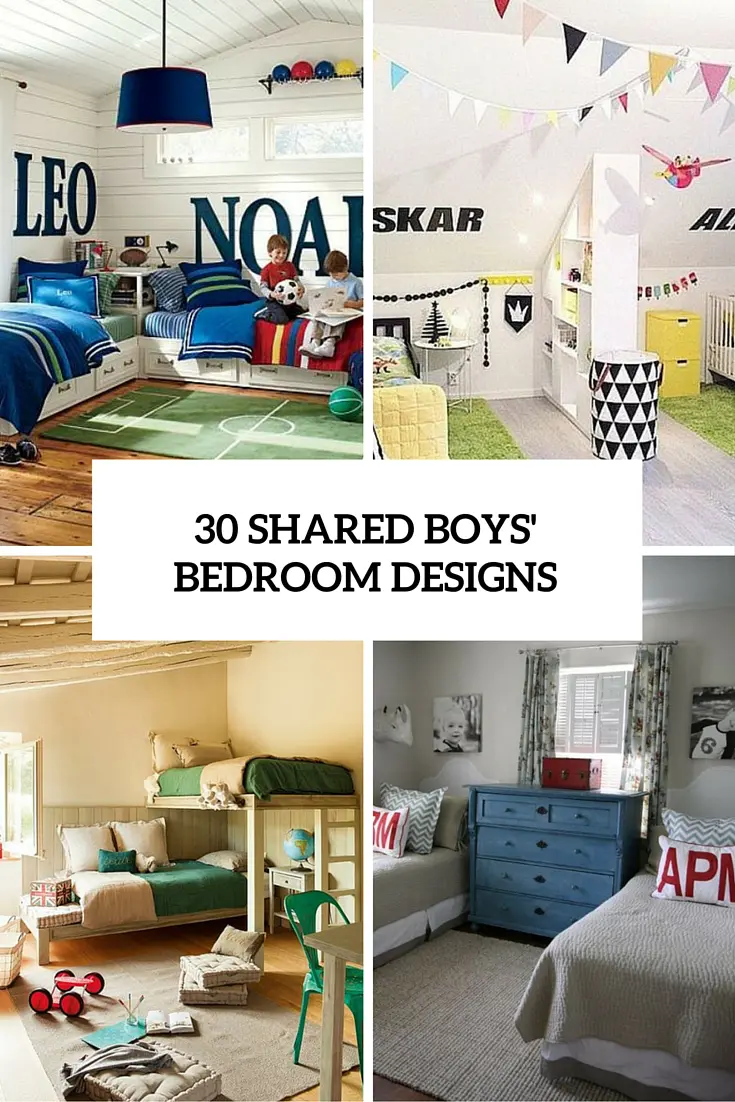 30 Awesome Shared Boys’ Room Designs To Try