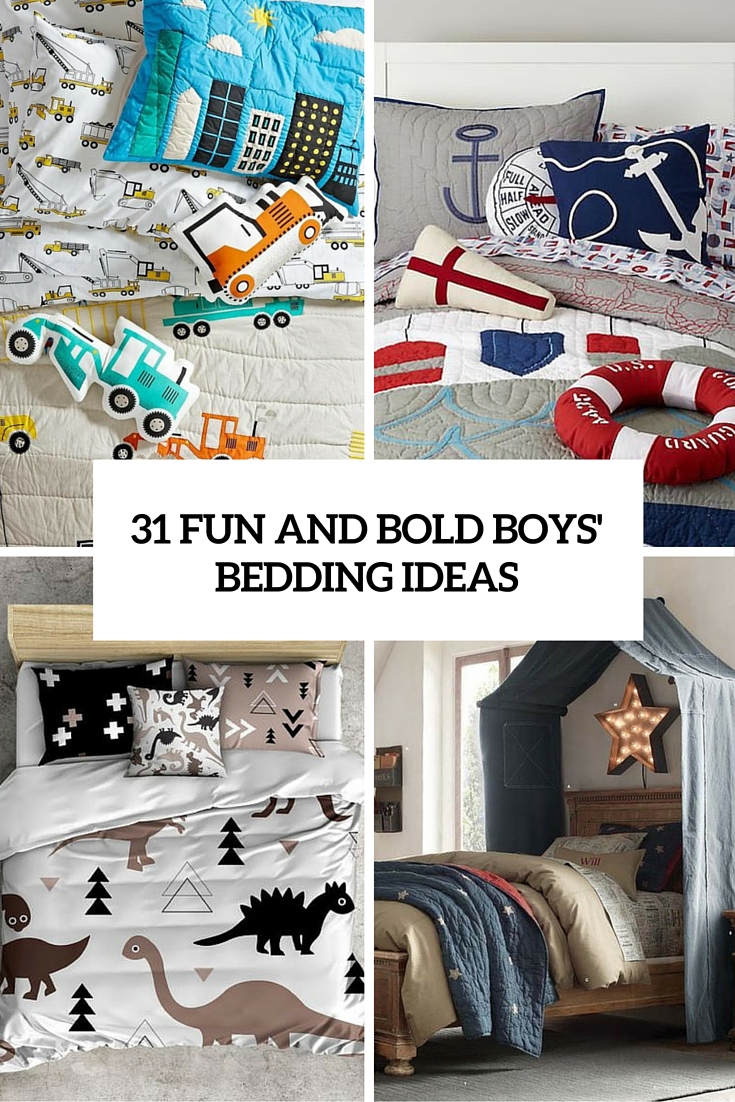 31 Fun Bedding Ideas For Bold Boys’ Room Designs