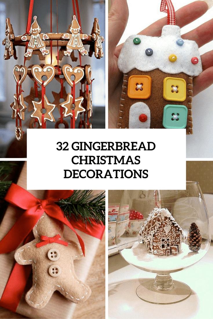 Gingerbread Christmas Decorations