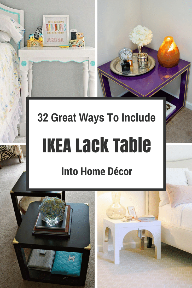Great Ways To Include Ikea Lack Table Into Home Decor