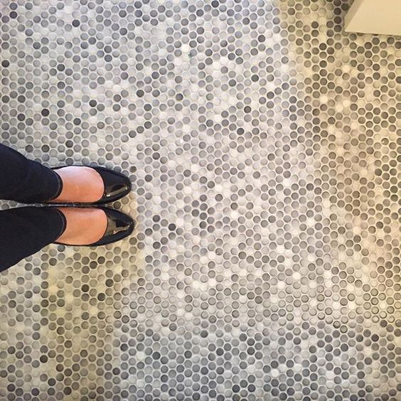 penny bathroom floor tiles