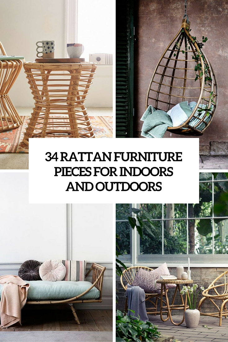 34 Cool Rattan Furniture Pieces For Indoors And Outdoors