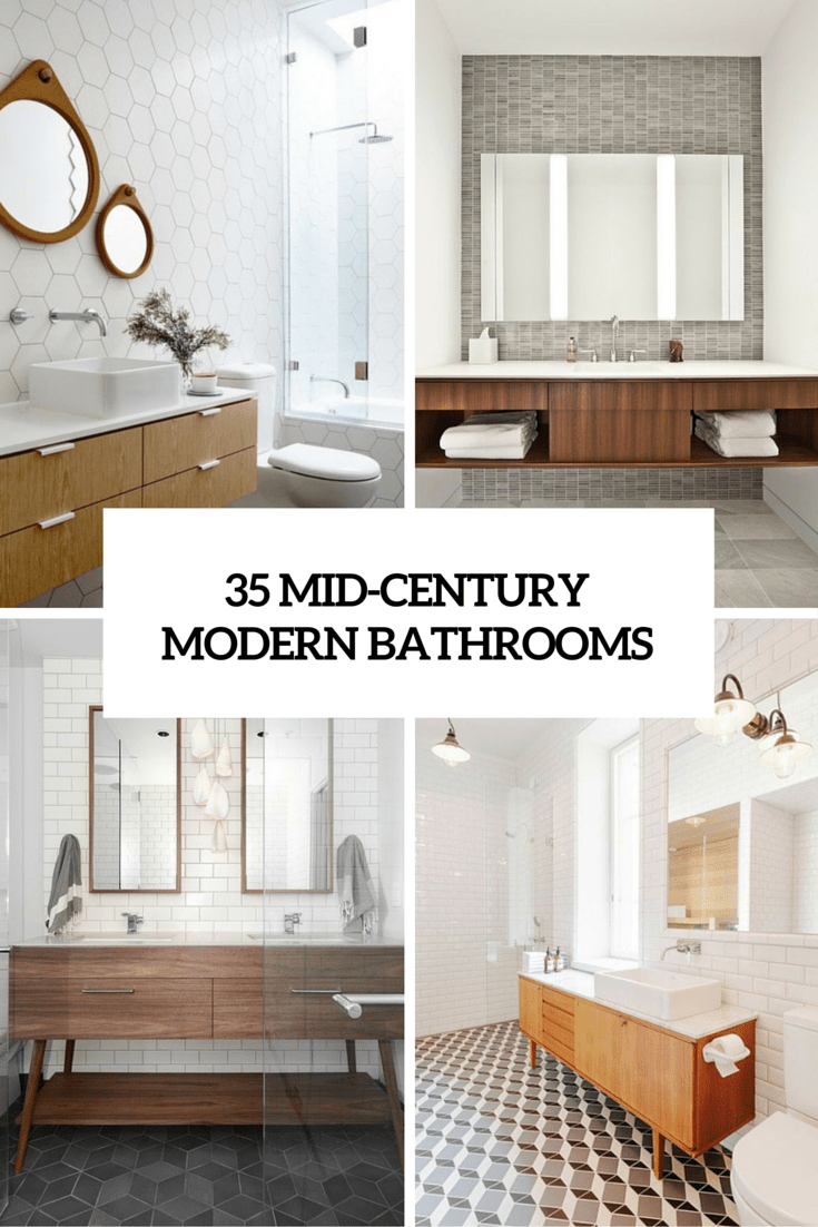 35 mid century modern bathrooms cover