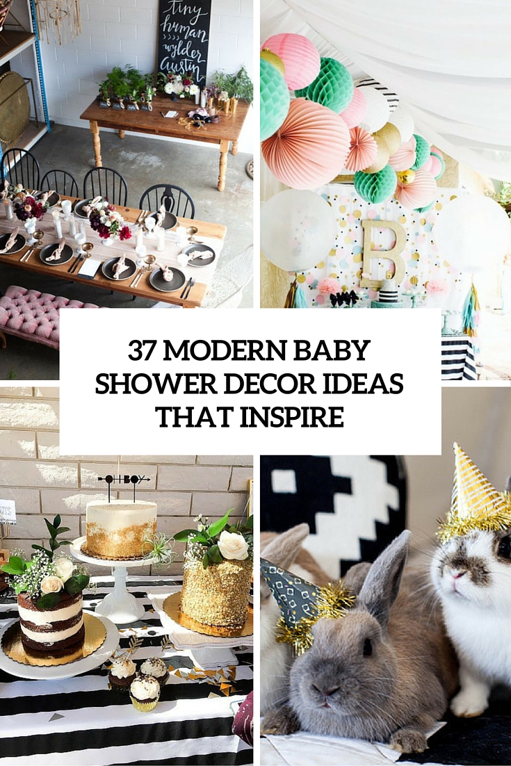 37 modern baby shower decor ideas that inspire cover