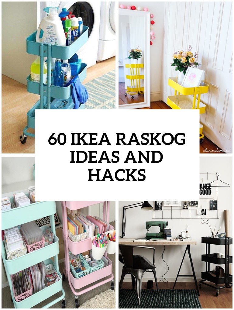 60 Smart Ways To Use IKEA Raskog Cart For Home Storage