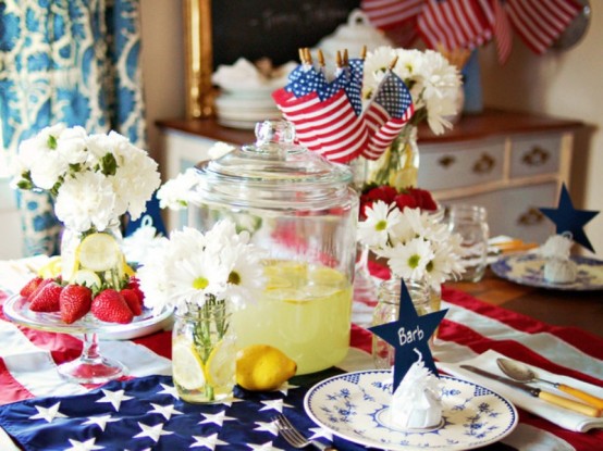 13 Cool Ideas of 4th of July Table Decorations
