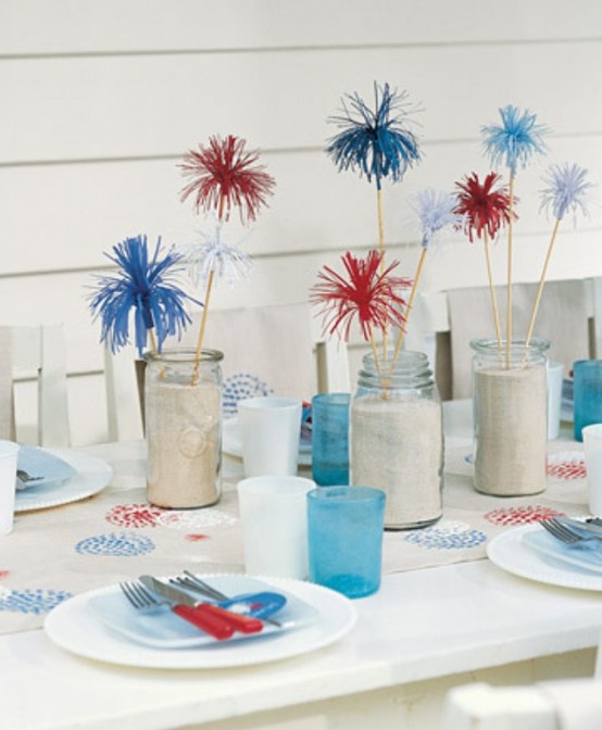 4th Of July Table Decorations