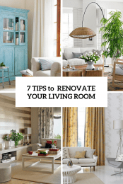 7 Tips To Trnovate Your Living Room Cover
