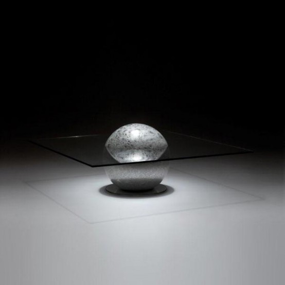 Awesome Mysterious Coffee table – La Lune by Liana Yaroslavsky